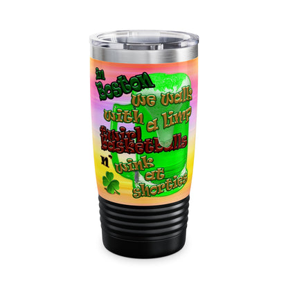 celtics logo - Ringneck Tumbler, 20oz (color blur)