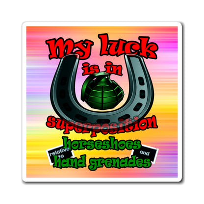 my luck - Magnets - (color blur)