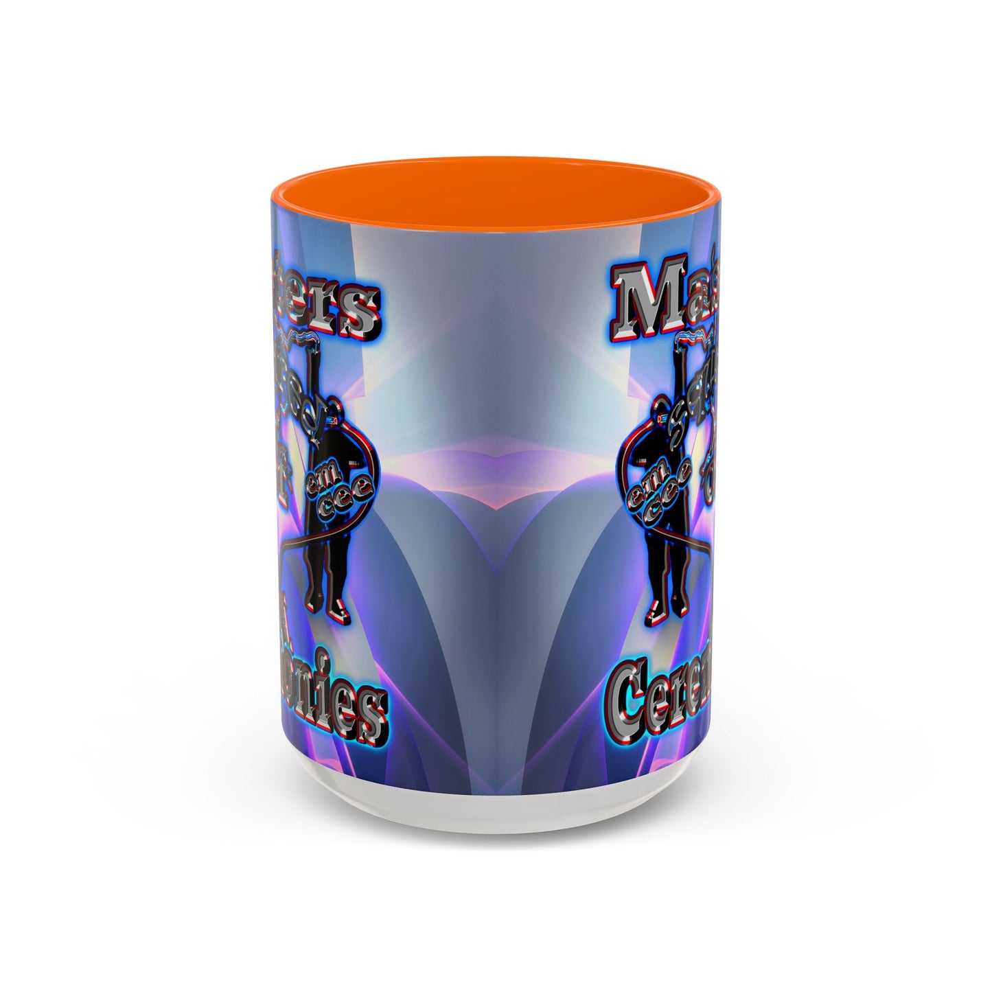 em cee squared - Accent Mug (grey-pink wave)