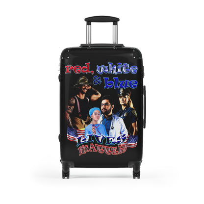 rw&b lives matter - Suitcase (black)