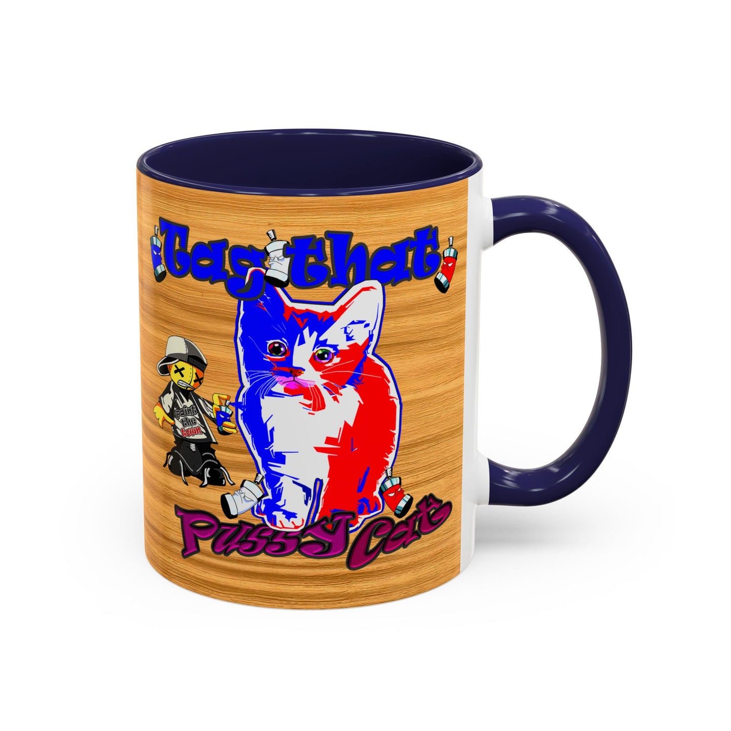 tag that - Accent Mug (butterscotch wood finish)