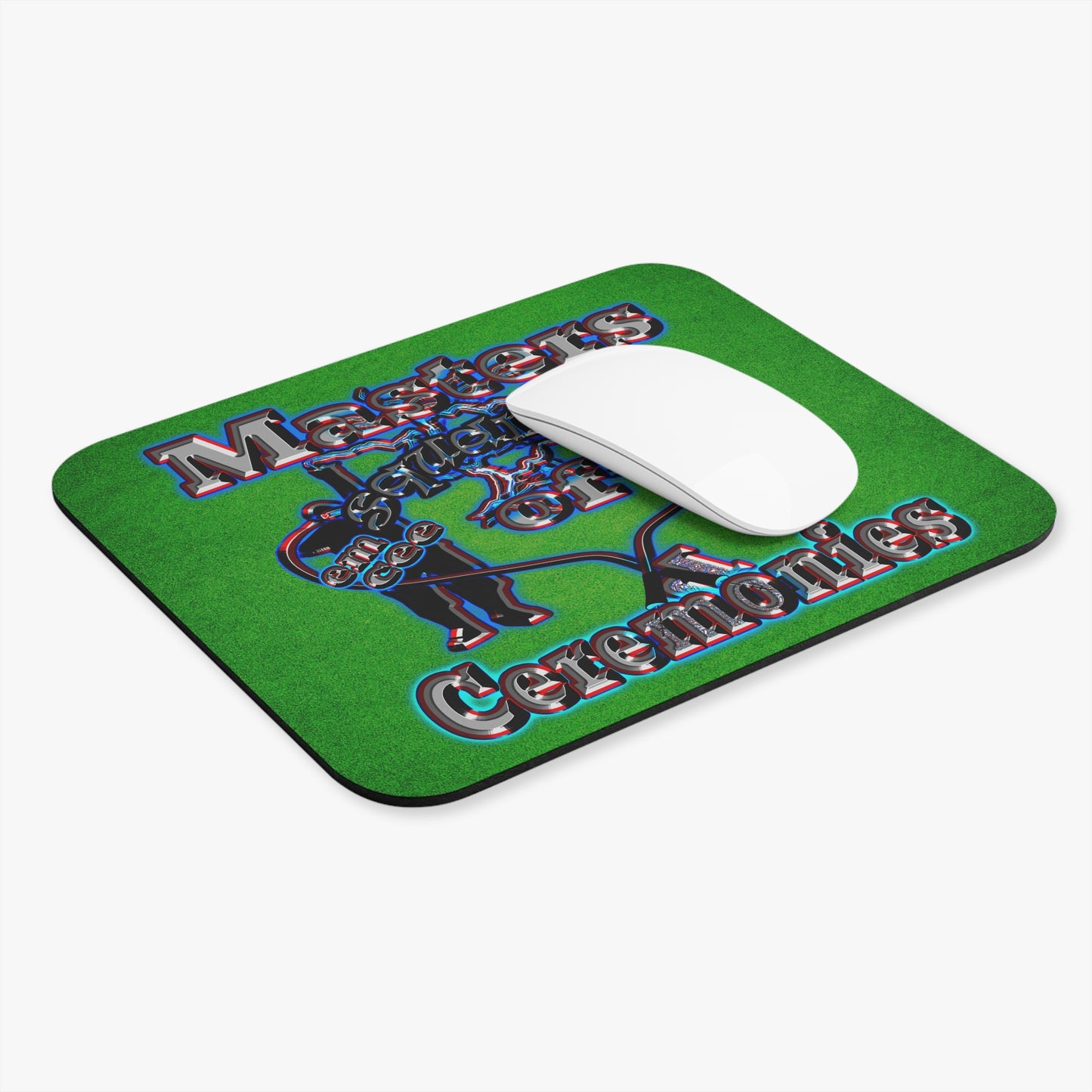 em cee squared - Mouse Pad (Rectangle) (green turf)