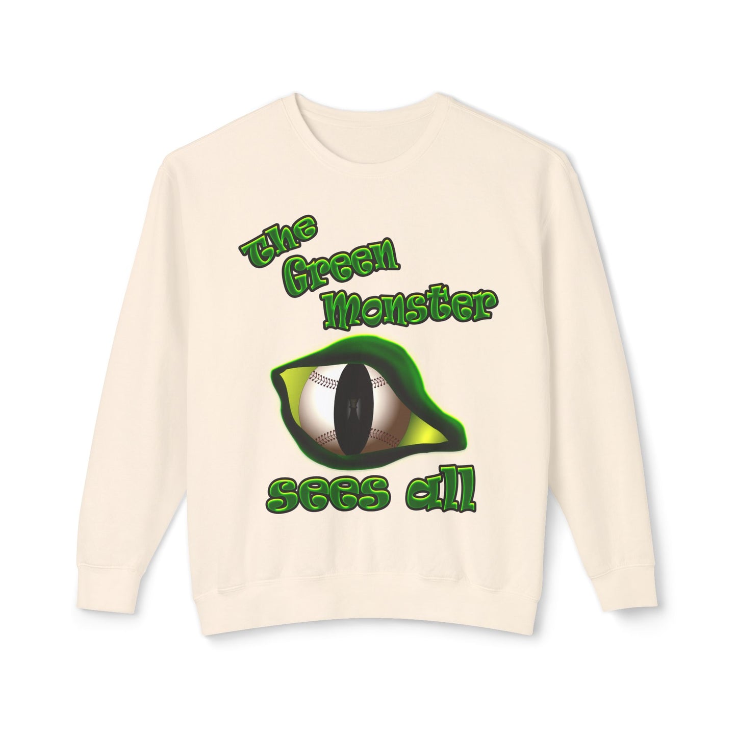 green monster - Unisex Lightweight Crewneck Sweatshirt