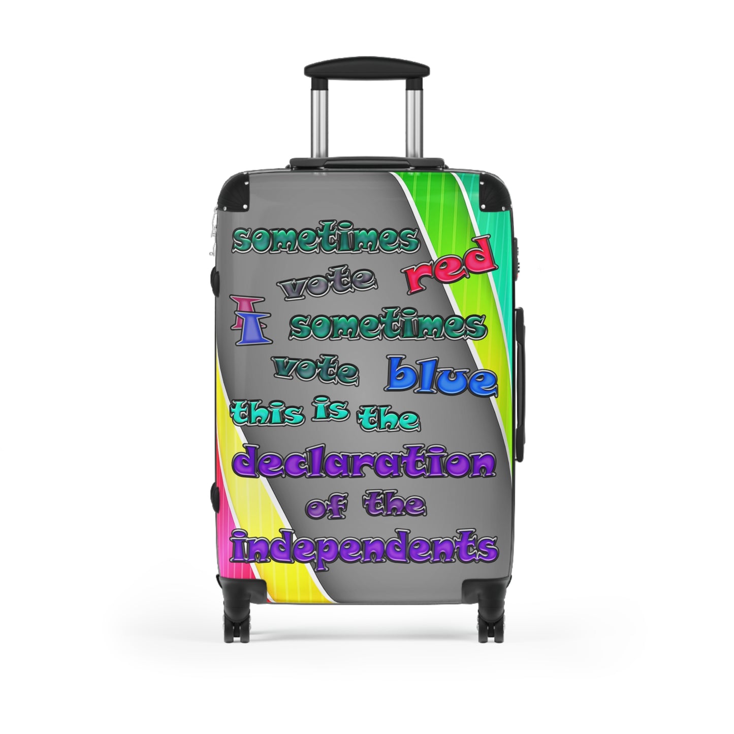 declaration of the independents - Suitcase (rainbow split)