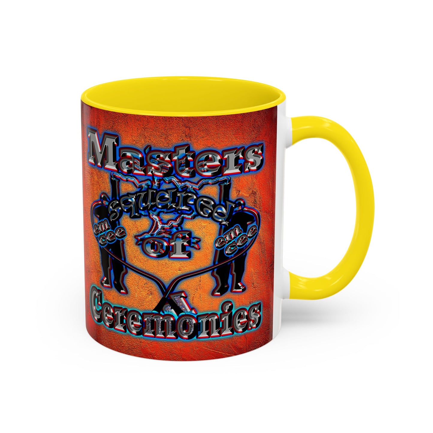 em cee squared - Accent Mug (burnt orange)