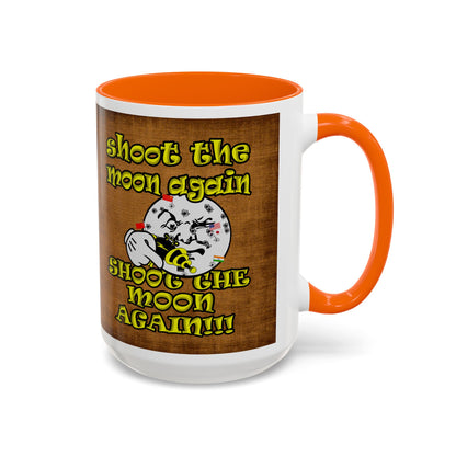 shoot the moon again - Accent Mug (brown papyrus)