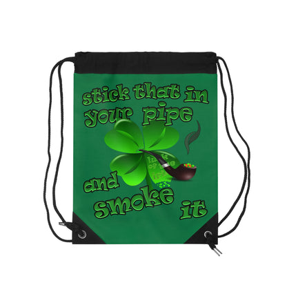 celtics logo - Drawstring Bag (dark green)