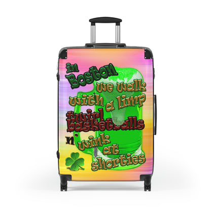 celtics logo - Suitcase (color blur)