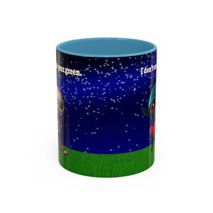 I don't care that your grey - Accent Mug ('snoops' background)
