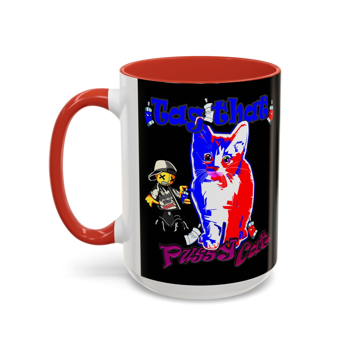tag that - Accent Mug (black)