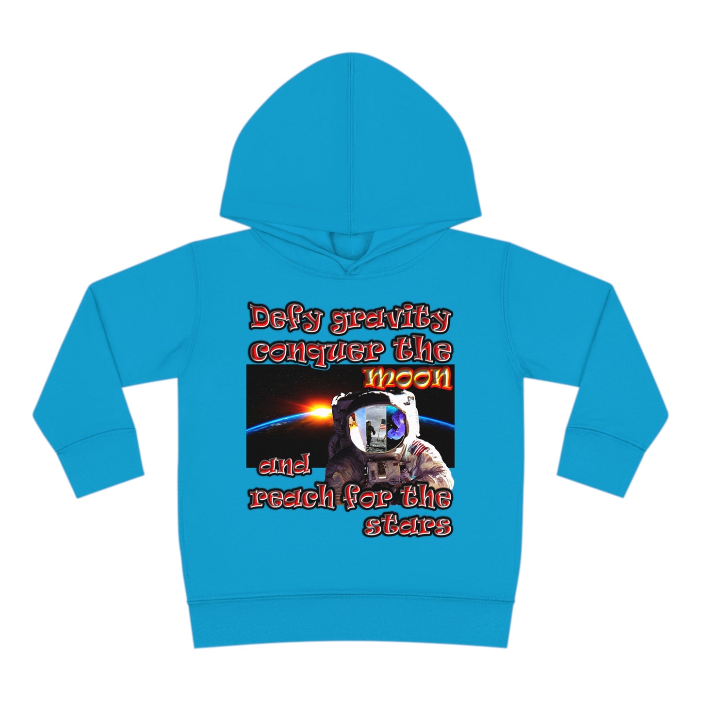 defy conquer reach - Toddler Pullover Fleece Hoodie