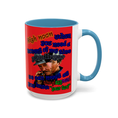 high noon - Accent Mug (red)