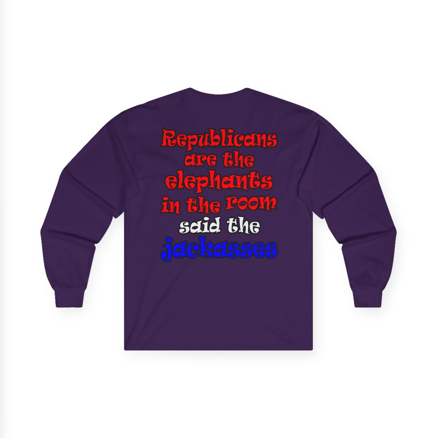 donkeys and elephants - Ultra Cotton Long Sleeve Tee