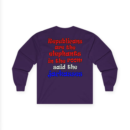 donkeys and elephants - Ultra Cotton Long Sleeve Tee