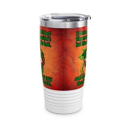 turtle race - Ringneck Tumbler, 20oz (burnt orange)