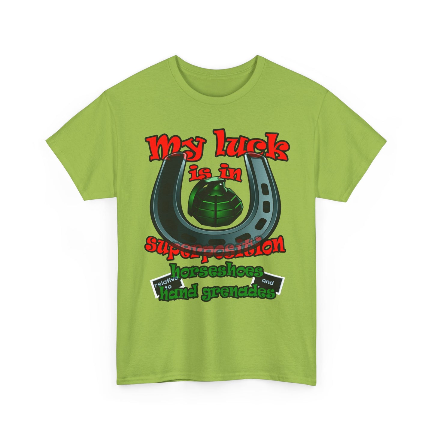 my luck - Unisex Heavy Cotton Tee