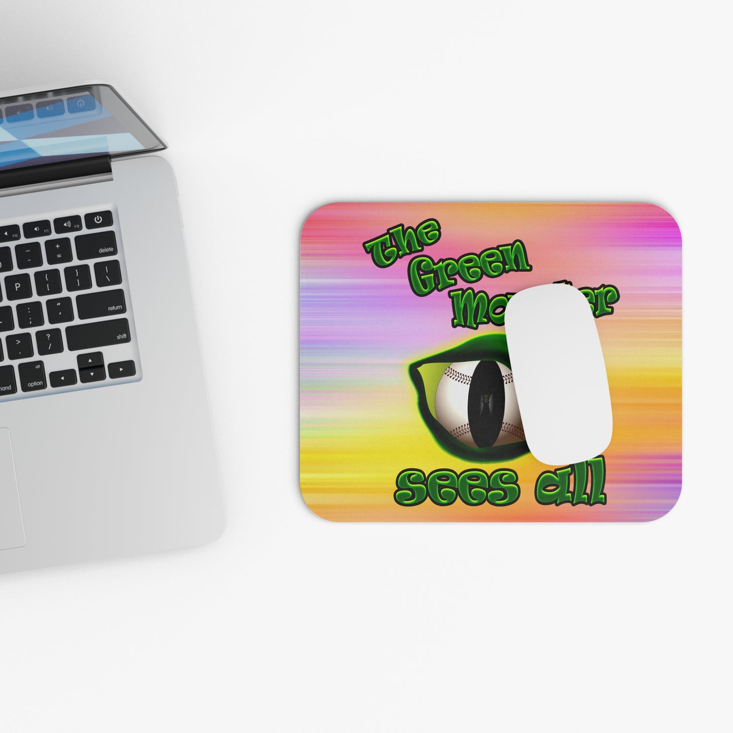 green monster - Mouse Pad (Rectangle) (color blur)