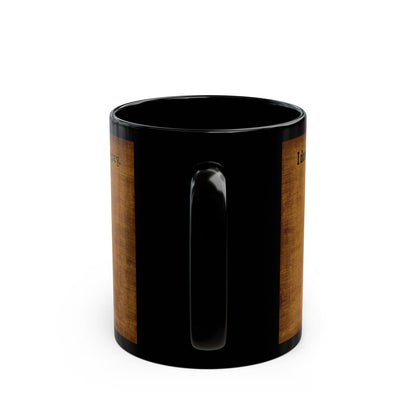 I don't care that your grey - Black Mug (brown papyrus)