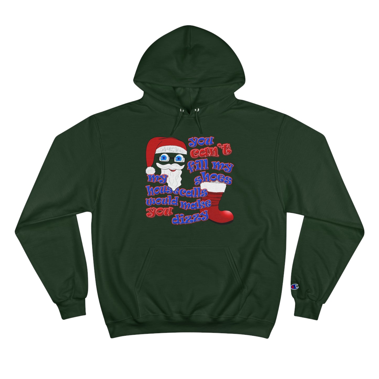 santa's shoes - Champion Hoodie