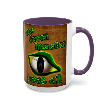 green monster - Accent Mug (brown papyrus)