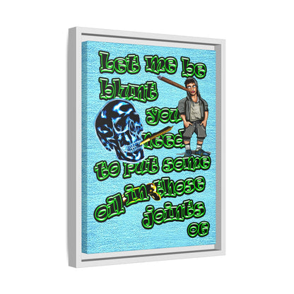 og - framed canvas art (faded blue)