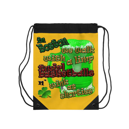celtics logo - Drawstring Bag (yellow)