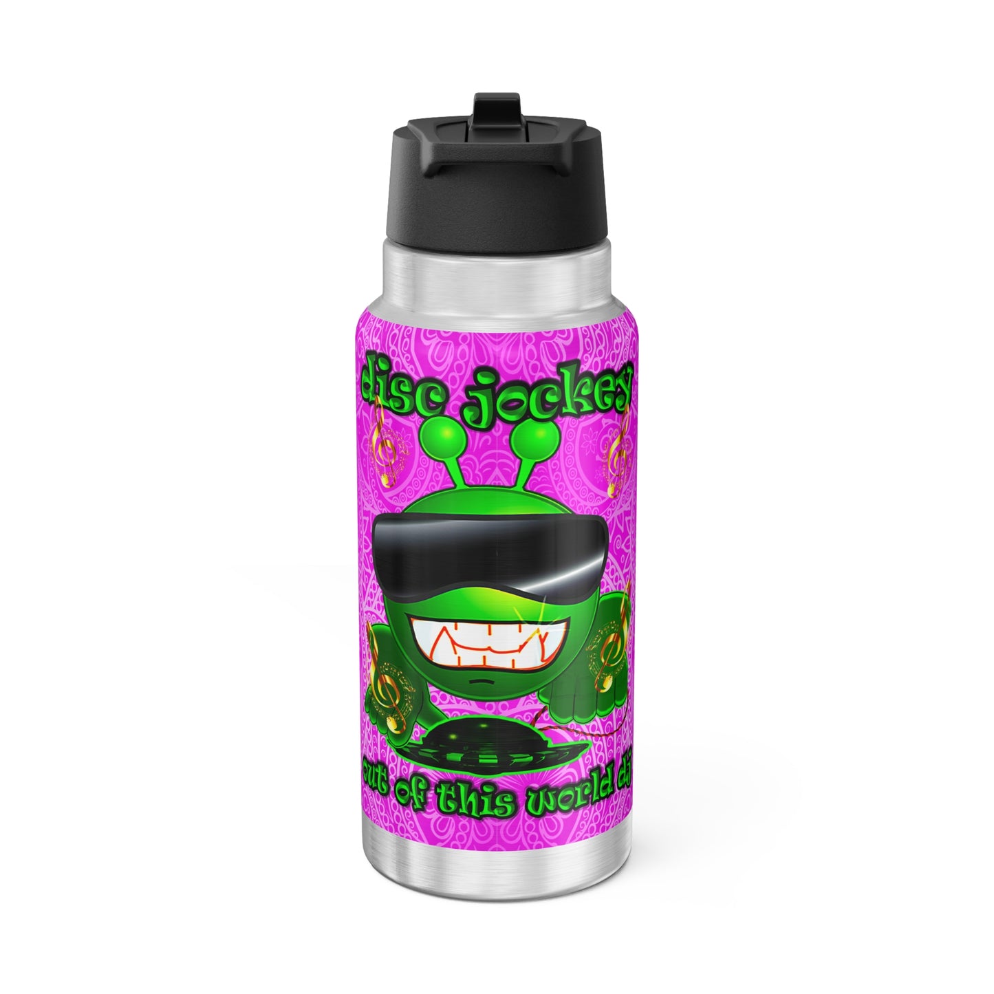 disc jockey - Gator Tumbler, 32oz (pink swirl)