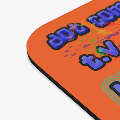 drop the beat - Mouse Pad (Rectangle) (orange)