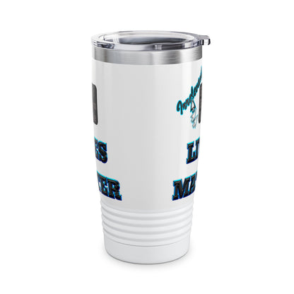 irrelevant - Ringneck Tumbler, 20oz (white)