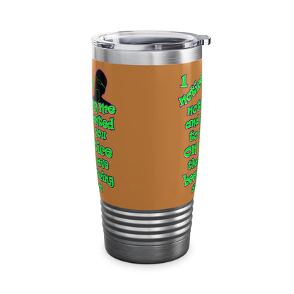 noticed you noticing - Ringneck Tumbler, 20oz (light brown)
