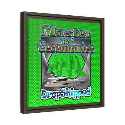 logo - framed canvas art (logo green)