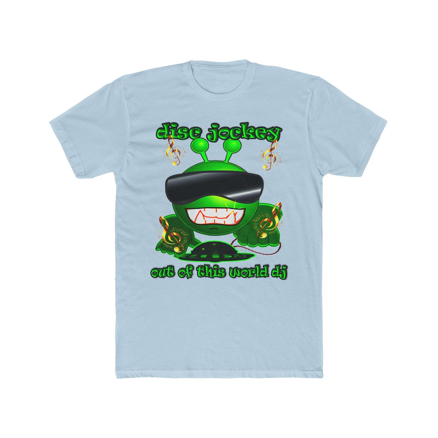 disc jockey - Men's Cotton Crew Tee