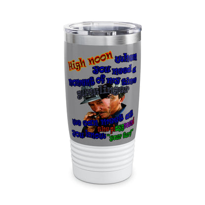high noon - Ringneck Tumbler, 20oz (grey)