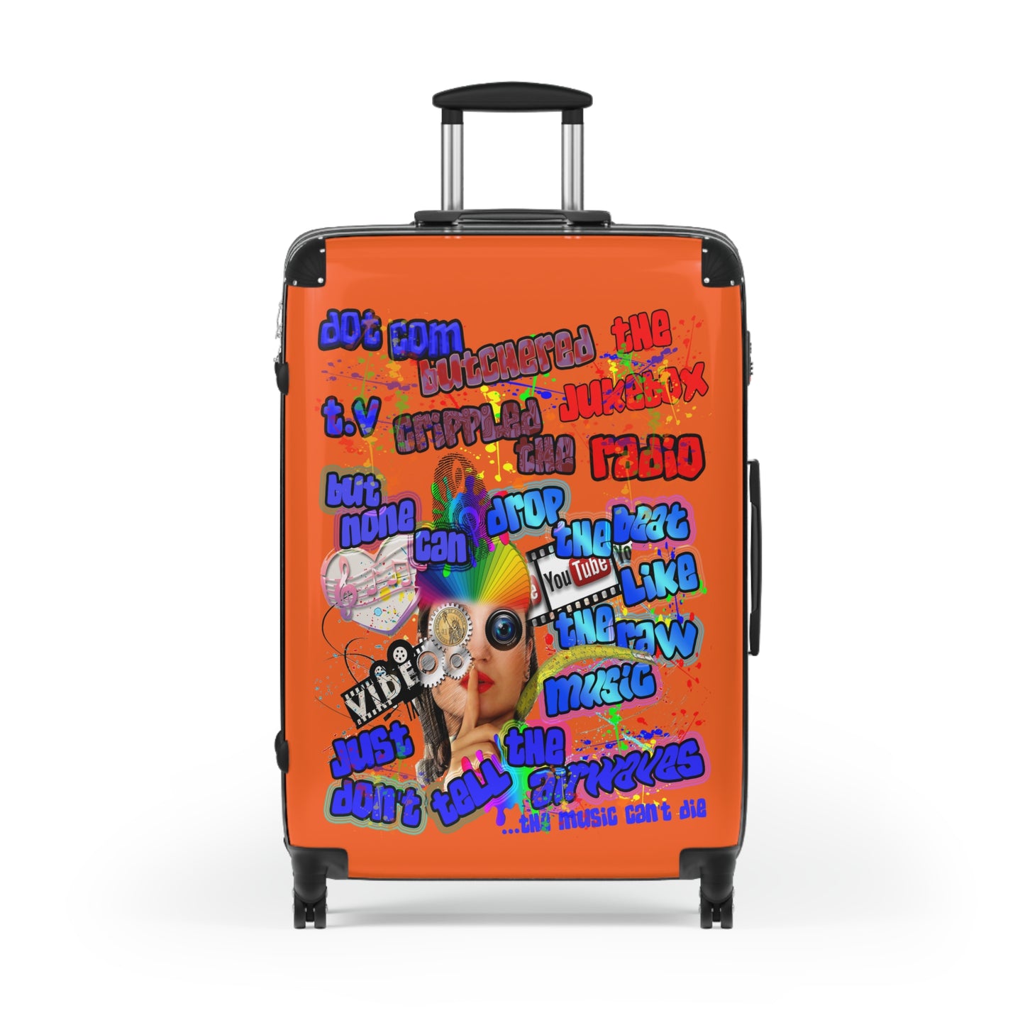drop the beat - Suitcase (orange)