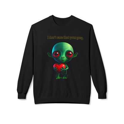 I don't care that your grey - Unisex Midweight Softstyle Fleece Crewneck Sweatshirt
