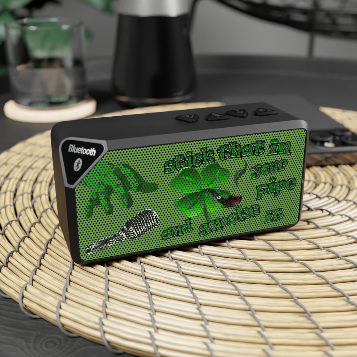 stick that in your pipe and smoke it - Jabba Bluetooth Speaker (green)