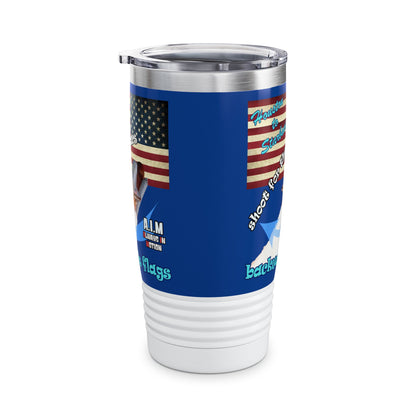 shoot for the stars - Ringneck Tumbler, 20oz (dark blue)
