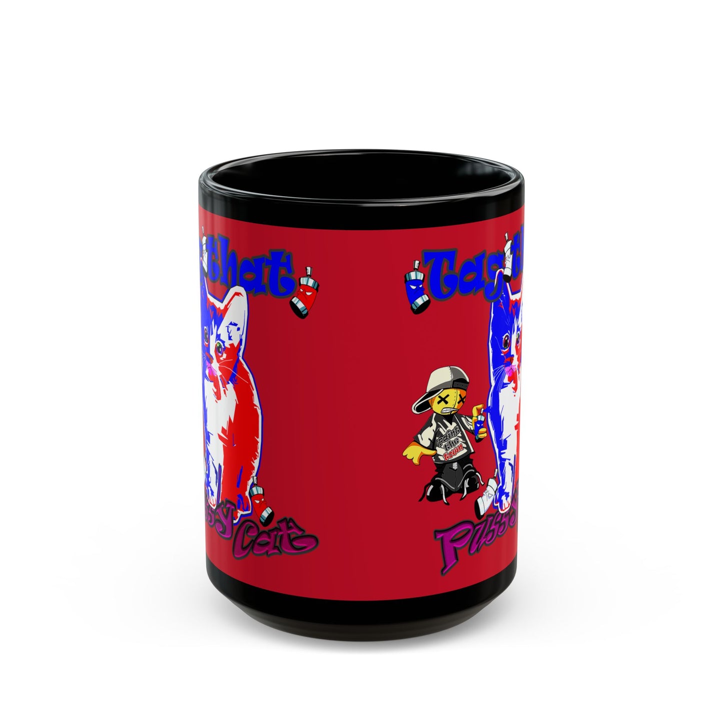 tag that - Black Mug (dark red)