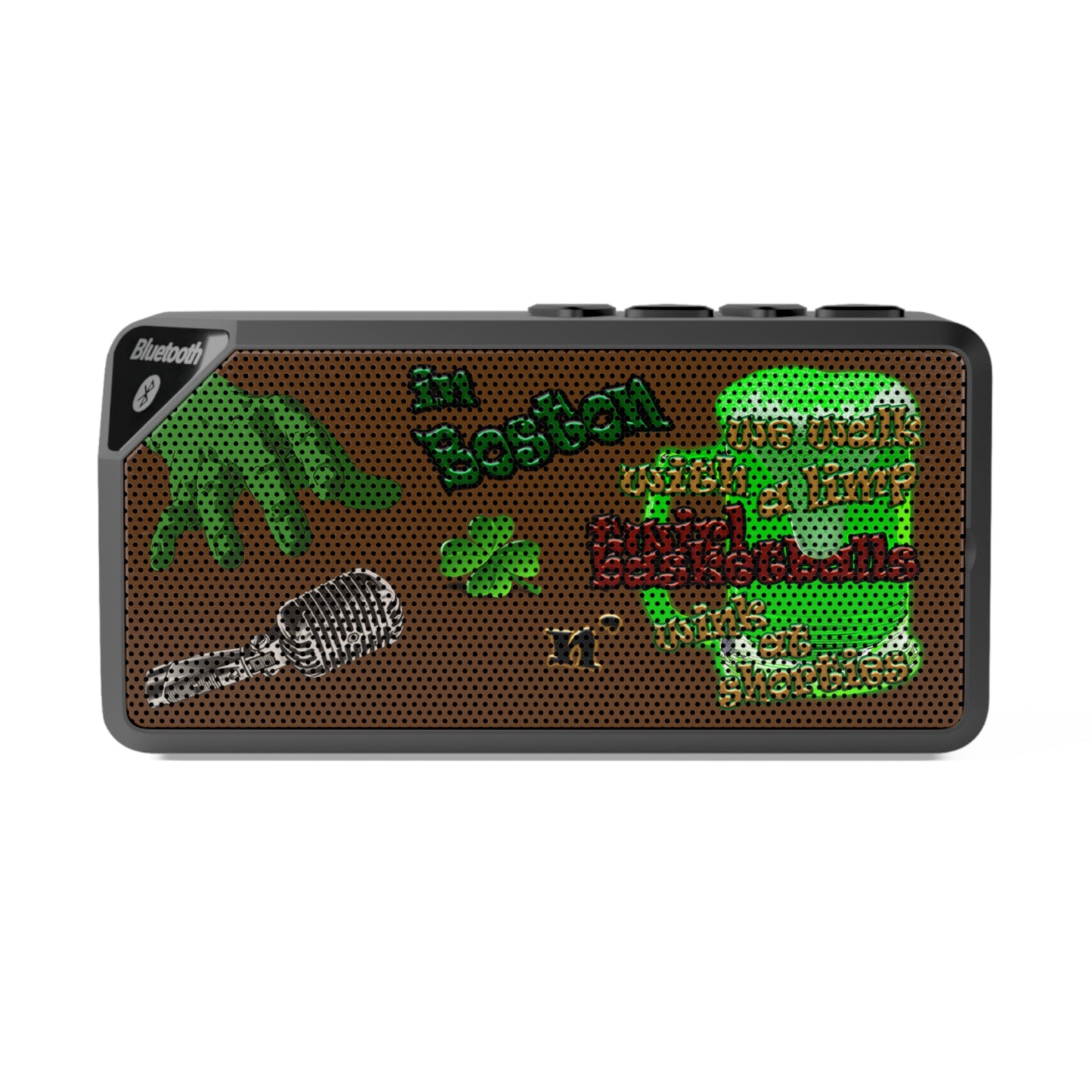 celtics logo - Jabba Bluetooth Speaker (brown)
