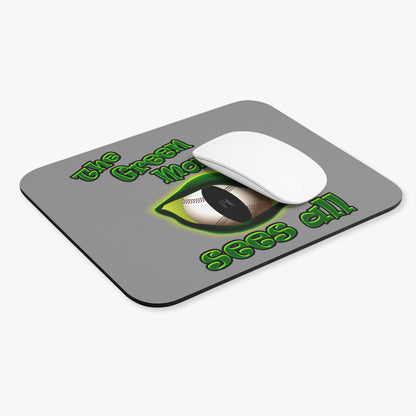 green monster - Mouse Pad (Rectangle) (grey)