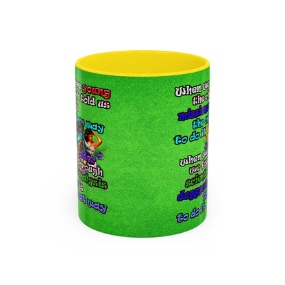 doggystyle - Accent Mug (green turf)