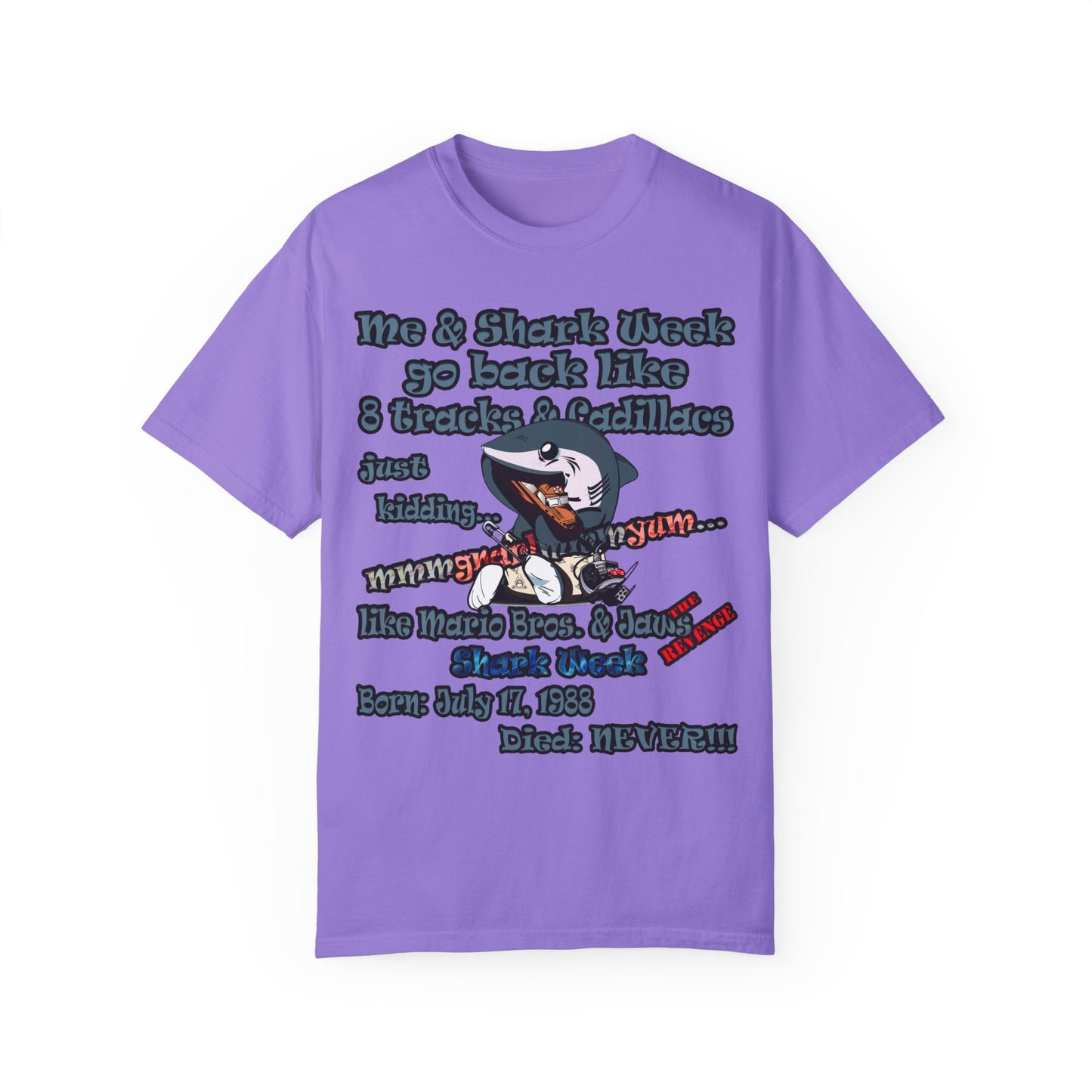 shark week - Unisex Garment-Dyed T-shirt