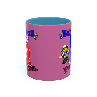 tag that - Accent Mug (light pink)