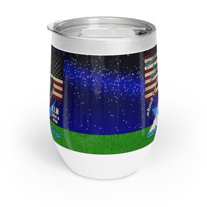 shoot for the stars - Chill Wine Tumbler ('snoops' background)