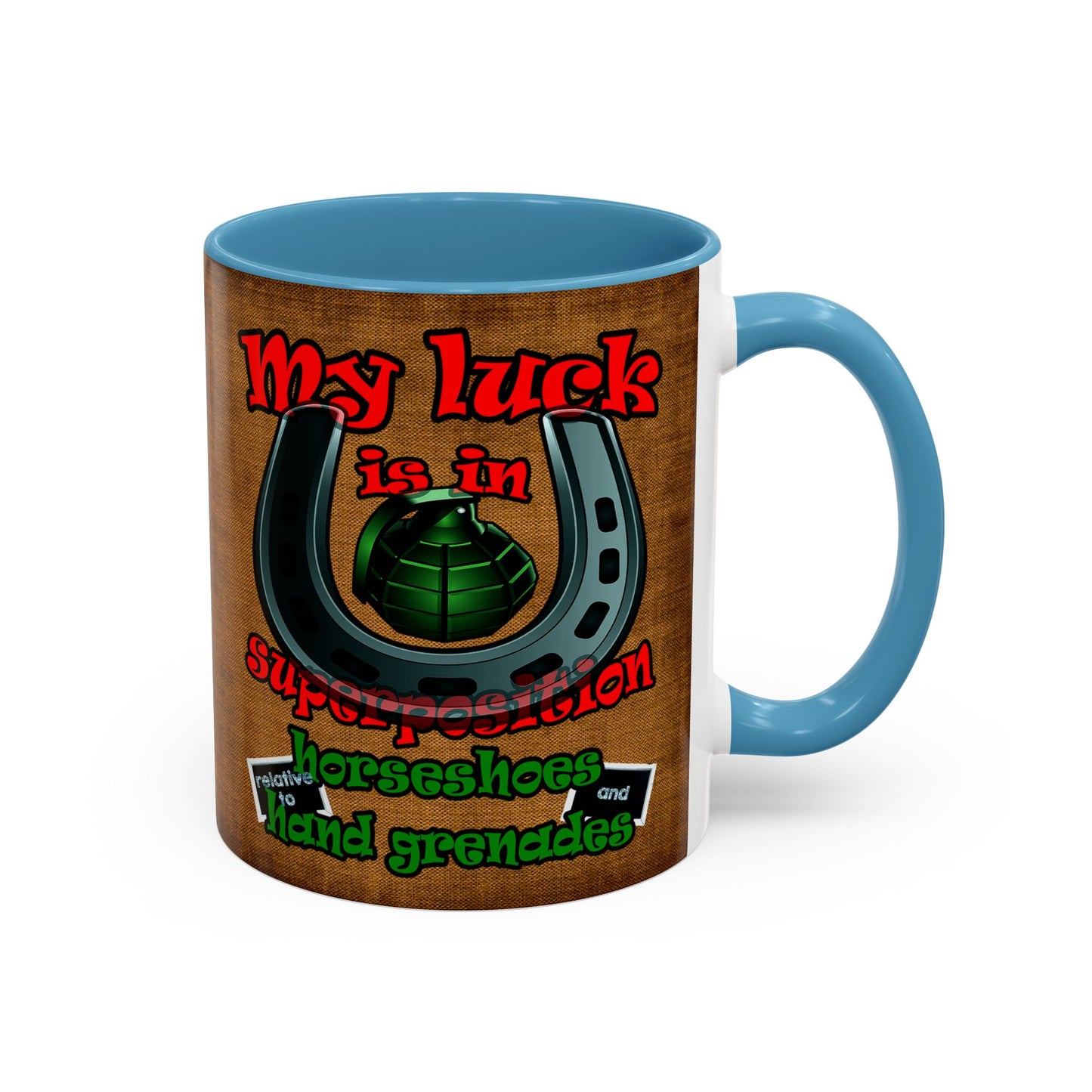 my luck - Accent Mug (brown papyrus)