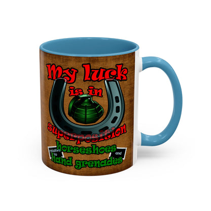 my luck - Accent Mug (brown papyrus)