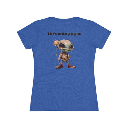 I don't care that your grey - Women's Triblend Tee
