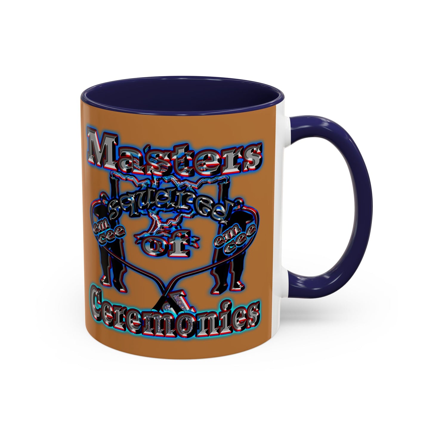 em cee squared - Accent Mug (light brown)