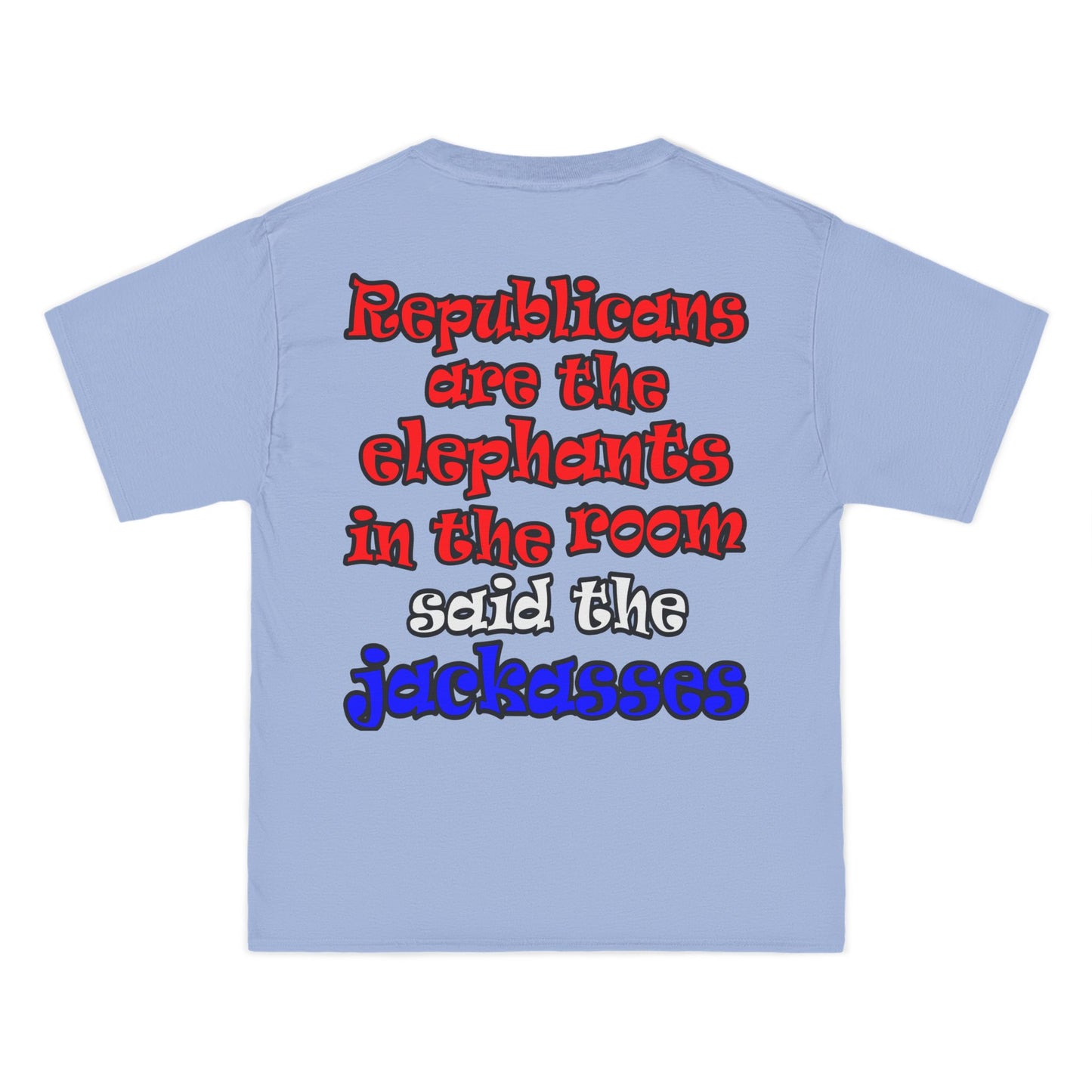 donkeys and elephants - Beefy-T®  Short-Sleeve T-Shirt