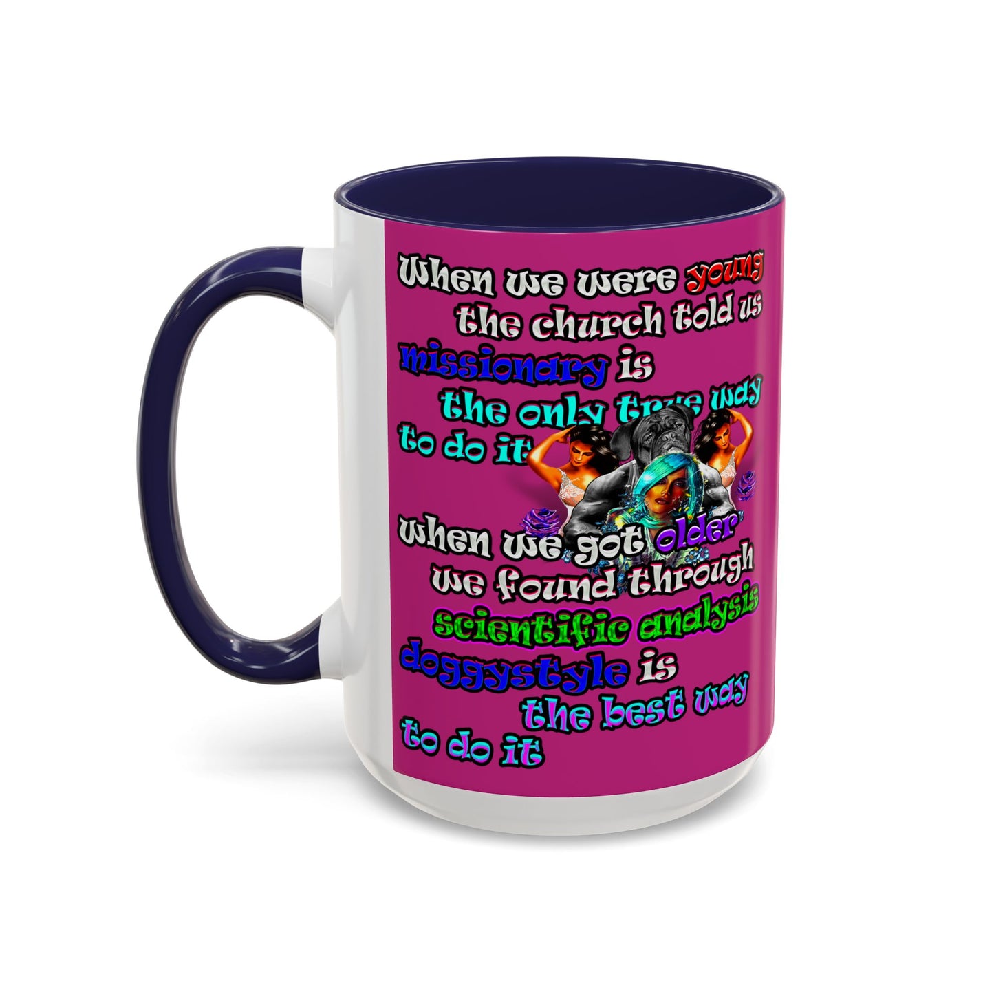 doggystyle - Accent Mug (pink)
